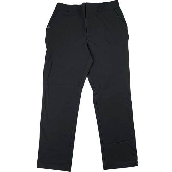 NWT FIGS PRO Skinny Zip Fly Trouser sz Large Black Pants 6-Pocket Medical Scrubs - Picture 2 of 14